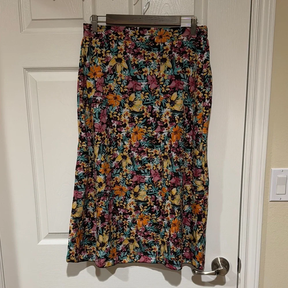 SHEIN Floral Maxi Skirt for Casual Wear
